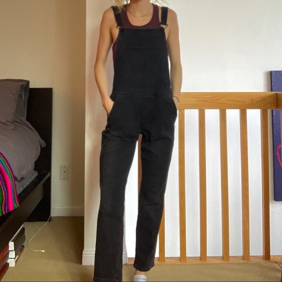Black BDG urban outfitters overalls size S - Picture 1 of 7